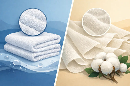 Terry Cloth Versus Cotton Gauze