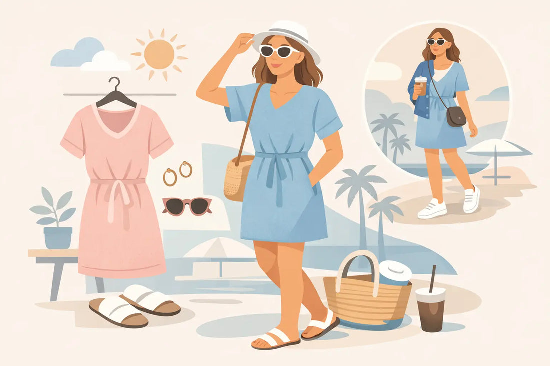 How to Wear a Terry Cloth Dress Casual