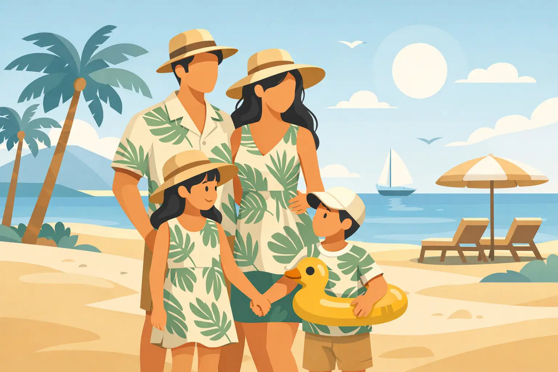 Premium Matching Family Outfits for Summer